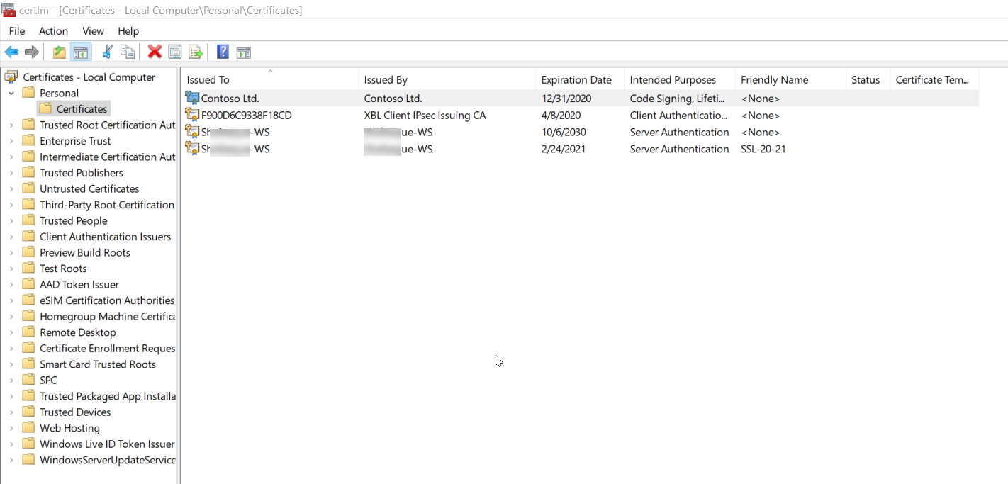 How to: Create self-signed SSL certificate with long validity from ...